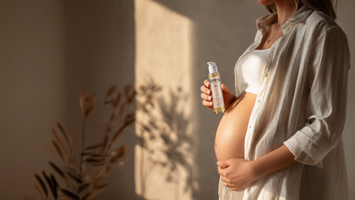 lavera Mama Care Schwangerschaftsöl (AI-generated image)