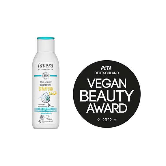 PETA Vegan Beauty Award für die Straffende Bodylotion Q10