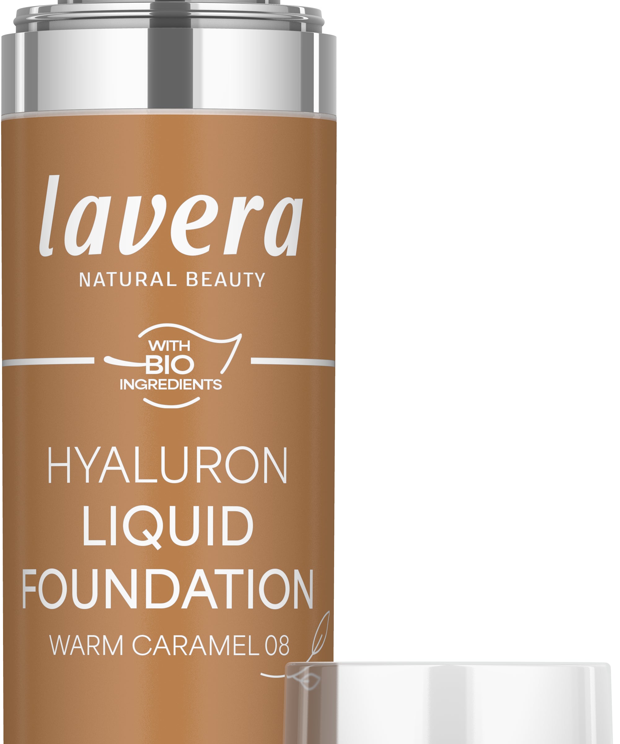 lavera Hyaluron Liquid Foundation -Warm Caramel 08-