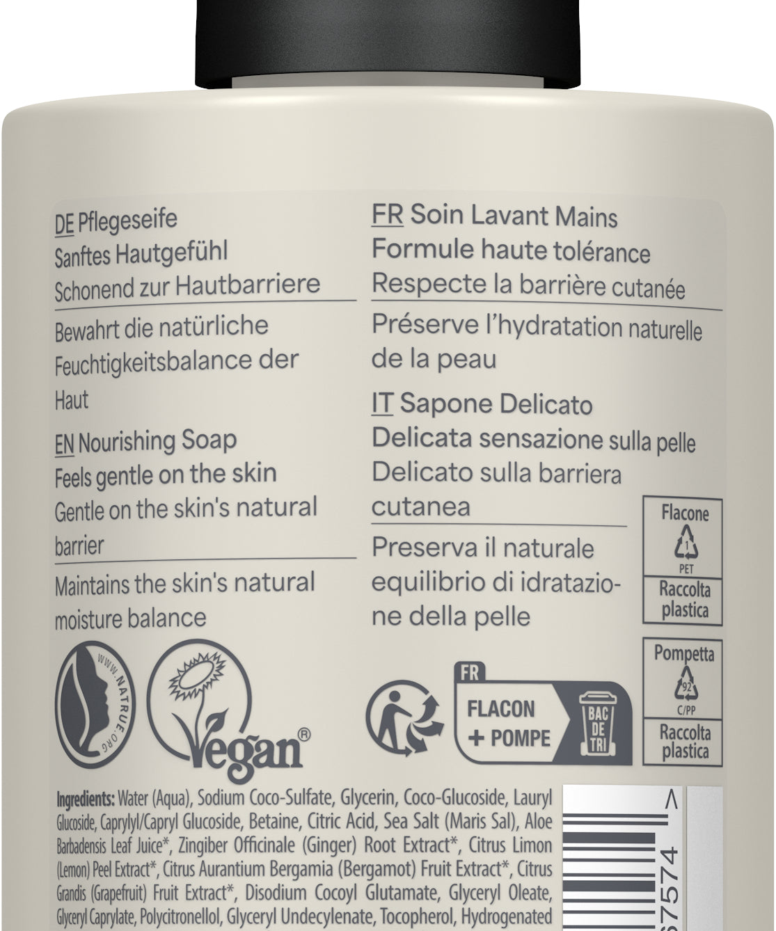 lavera Sapone Delicato Limone Bio & Zenzero Bio