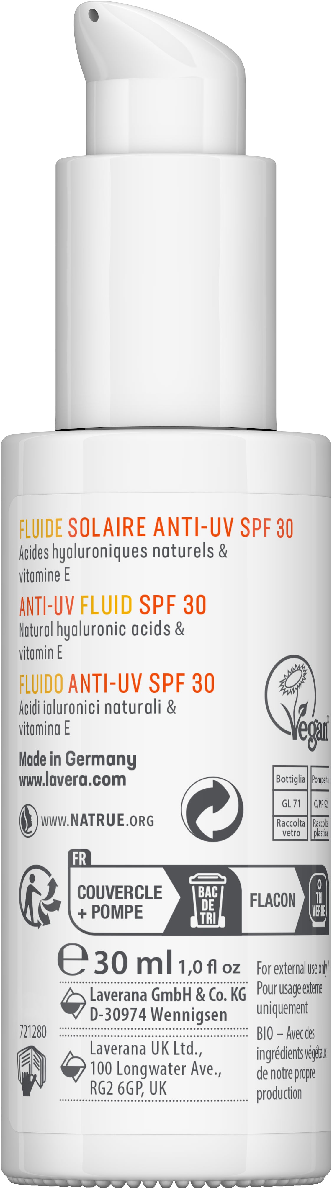 lavera Fluido anti-UV SPF 30