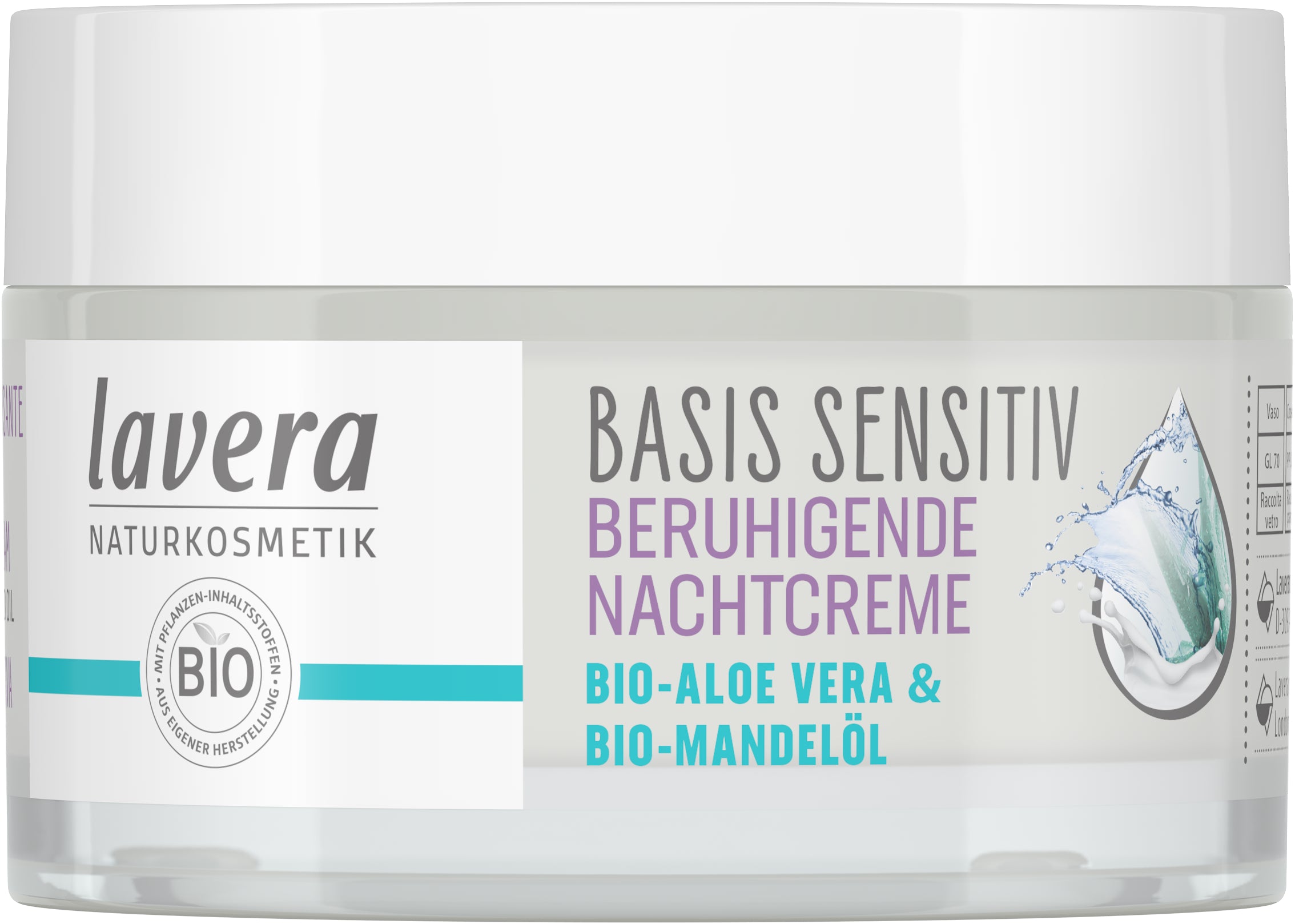 lavera basis sensitiv Crema notte idratante lenitiva