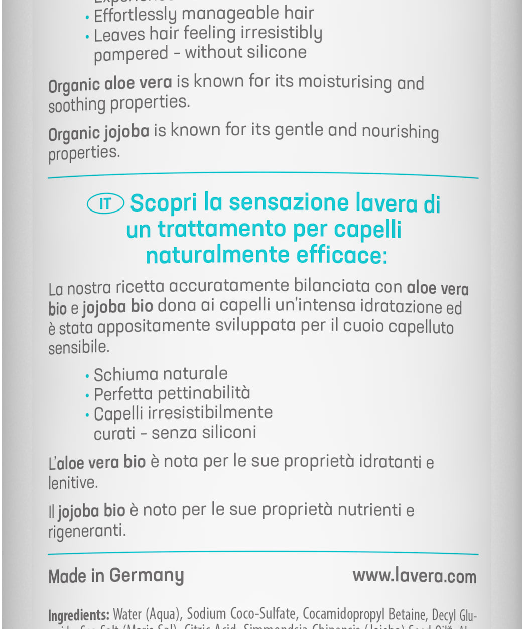 lavera basis sensitive Shampoo Idratazione & Cura