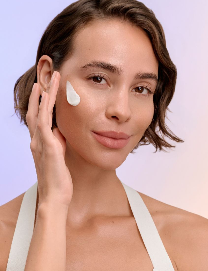 lavera Calm & Comfort Rich Cream durante l'applicazione