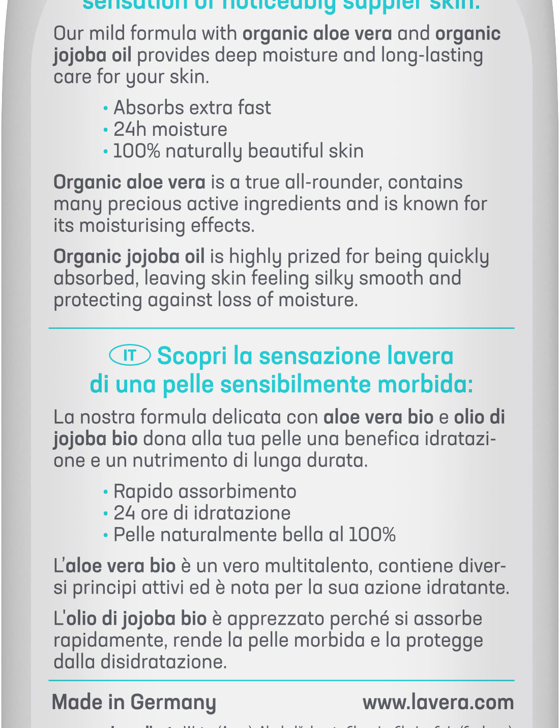 lavera basis sensitive Lozione Corpo Express