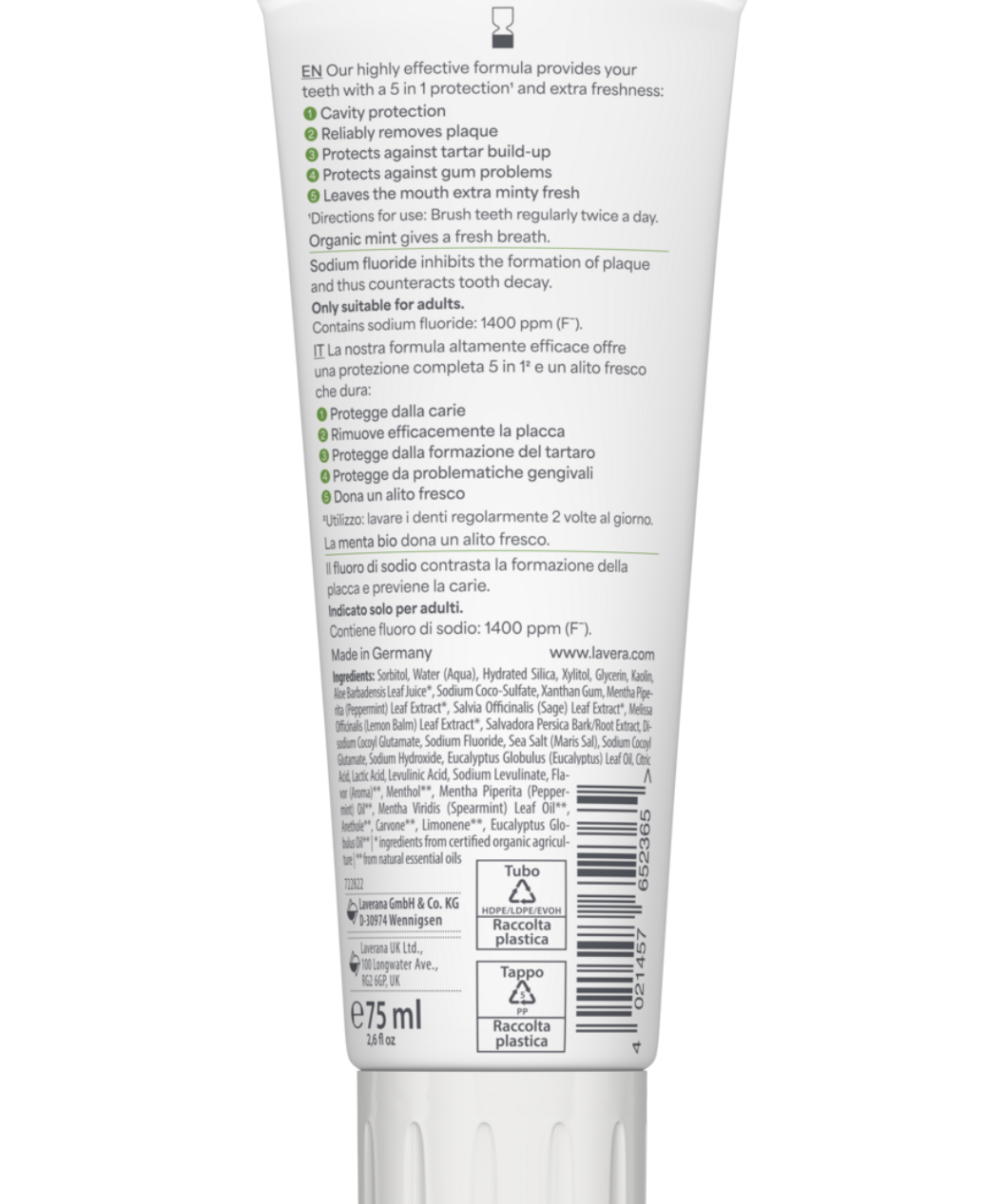 lavera Dentifricio Complete Care