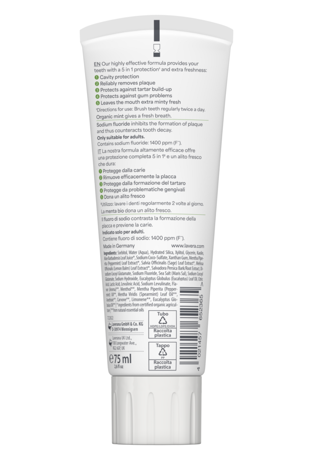 lavera Zahncreme Complete Care