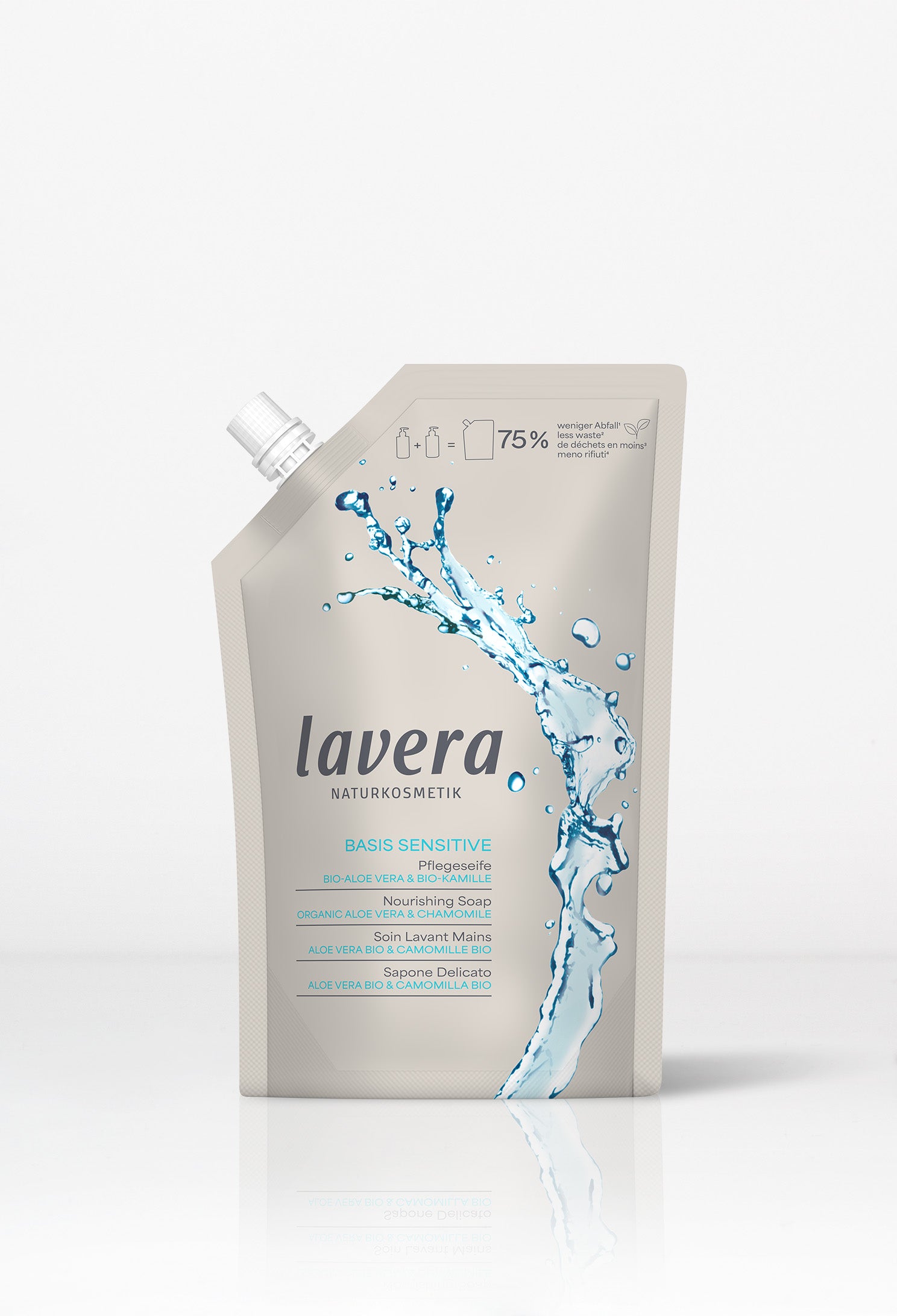lavera Nachfüllbeutel Pflegeseife basis sensitive