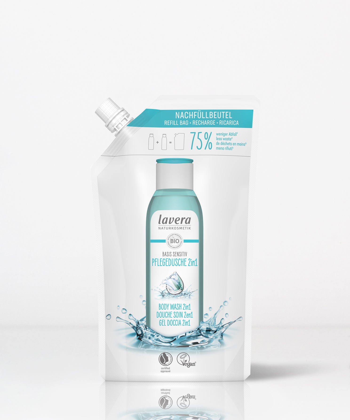 lavera Ricarica basis sensitive Gel Doccia 2in1