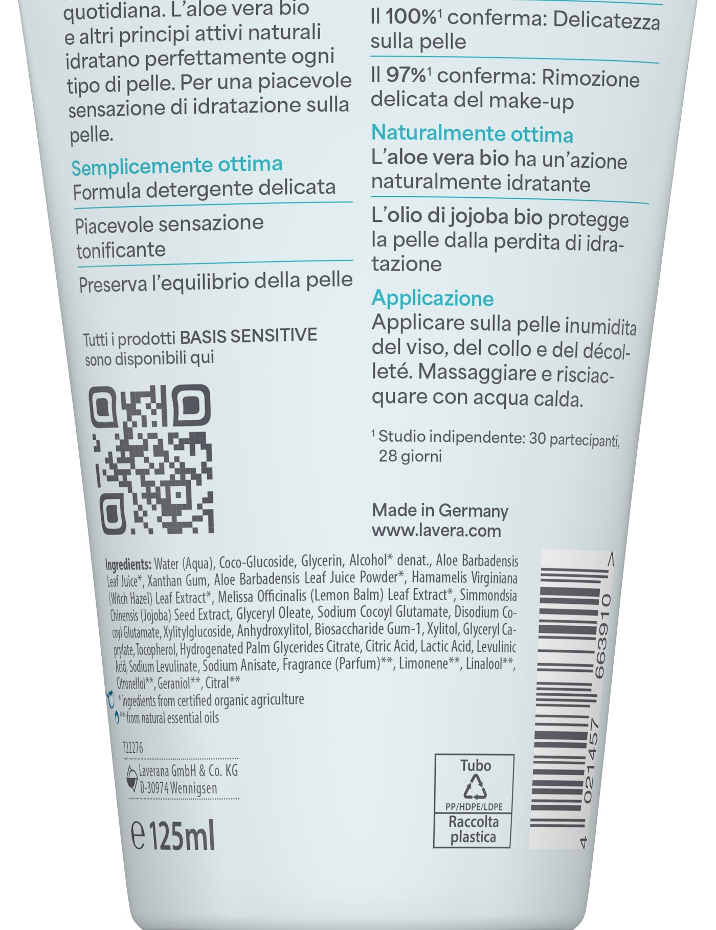 lavera basis sensitive Gel detergente