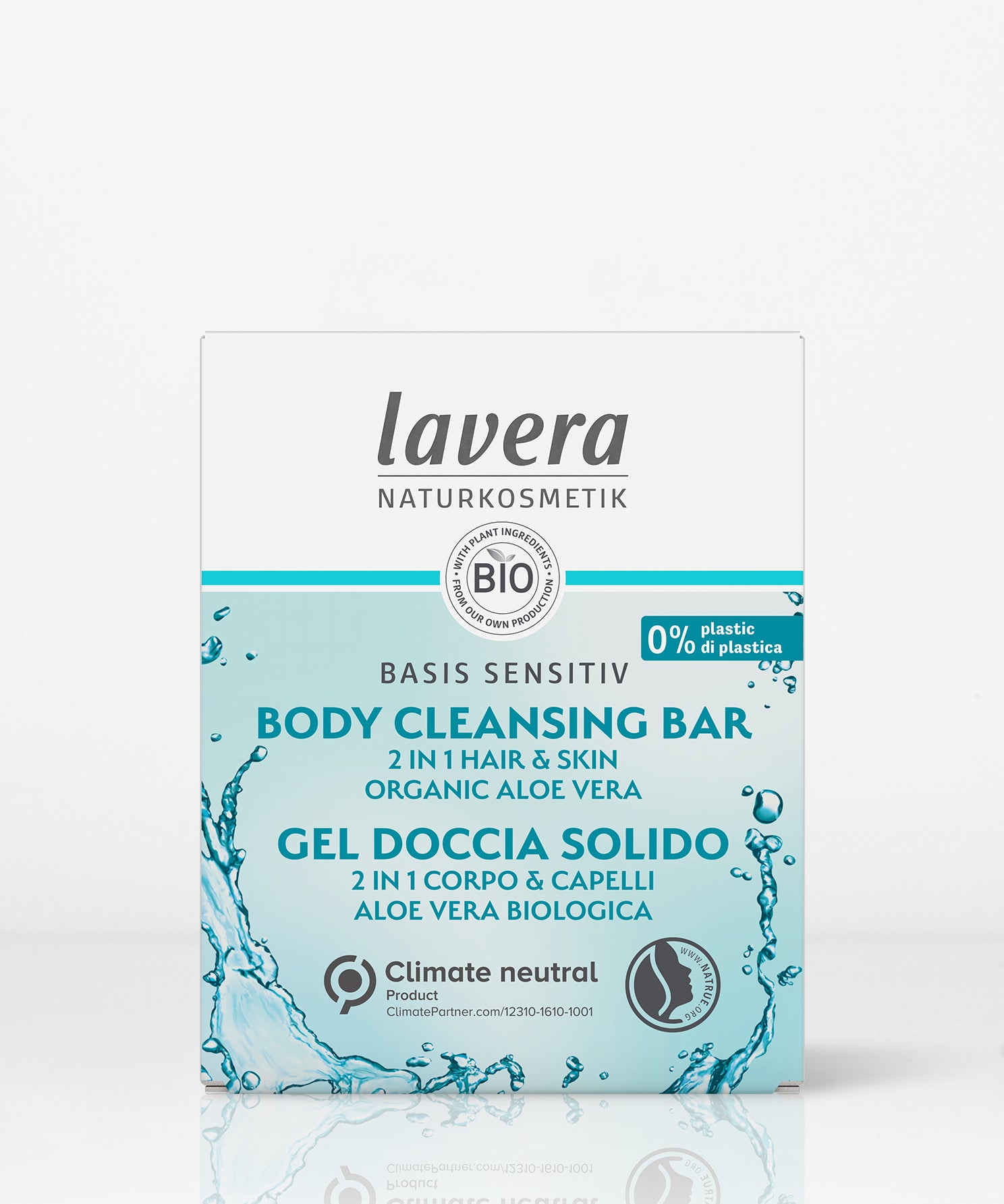 lavera Gel Doccia Solido 2 in 1 basis senstiv