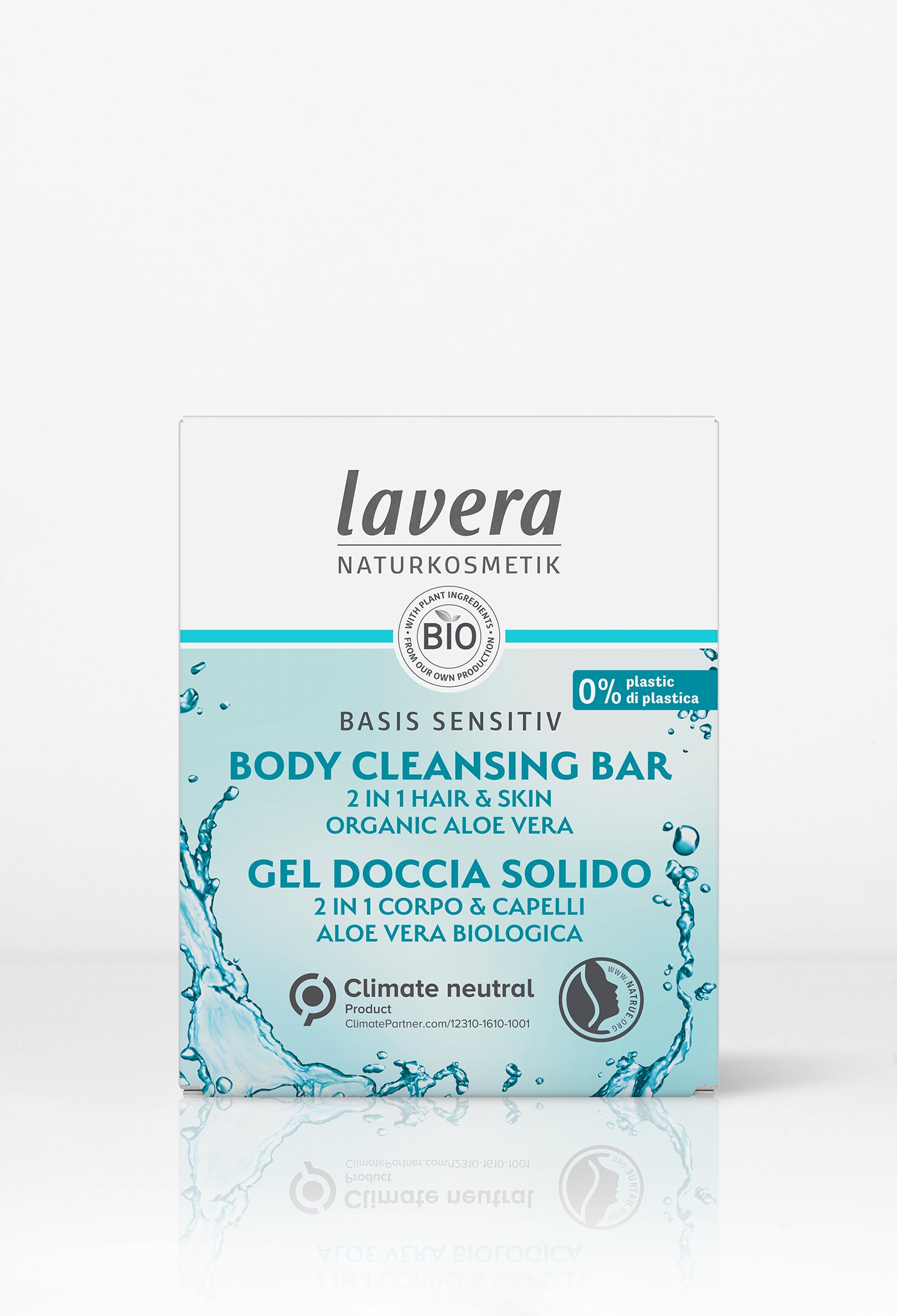 lavera Gel Doccia Solido 2 in 1 basis senstiv