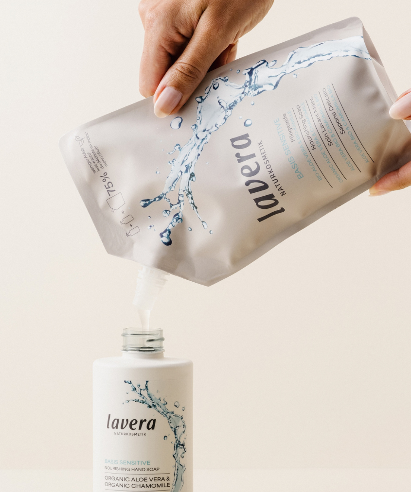 lavera Busta ricarica di sapone liquido delicato basis sensitive