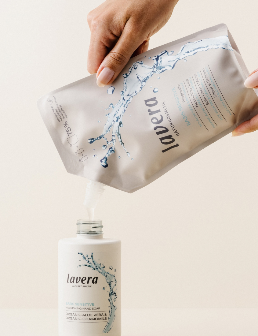 lavera Busta ricarica di sapone liquido delicato basis sensitive