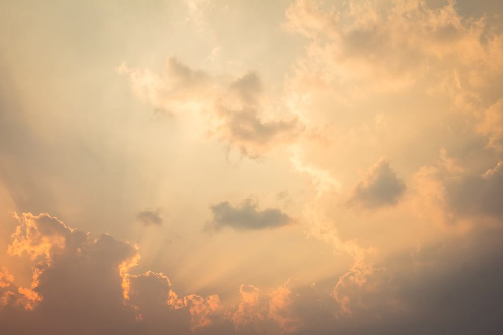 Himmel im Sonnenuntergang