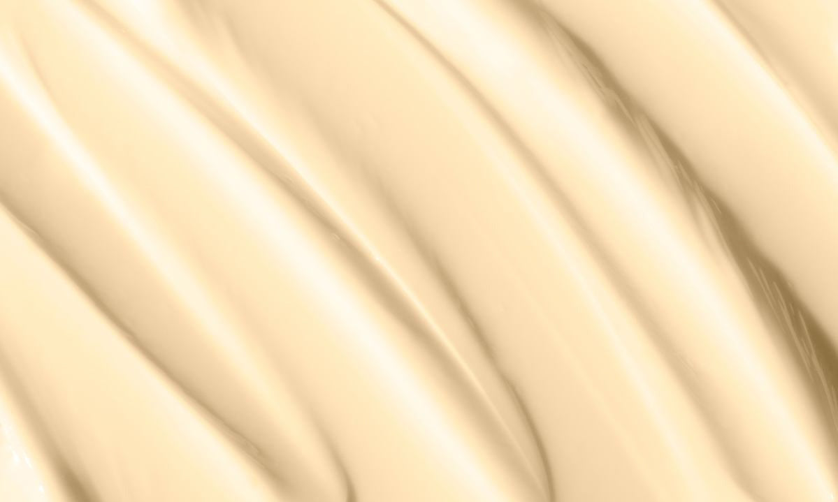 gelbe Creme-Textur