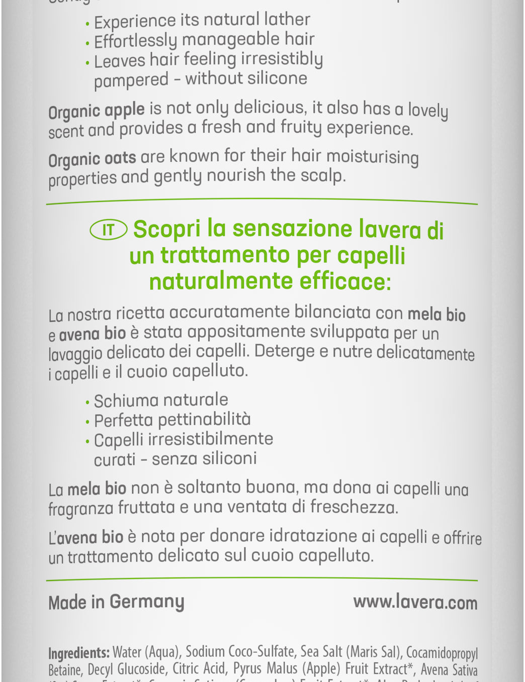 lavera Shampoo Family