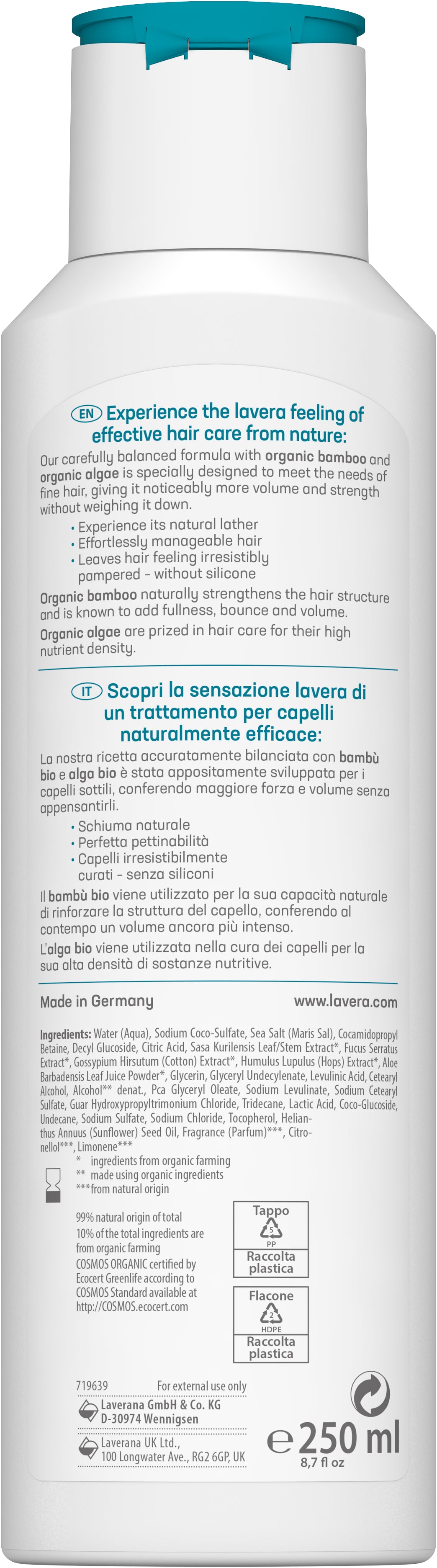 lavera Shampoo Volumizzante & rinforzante