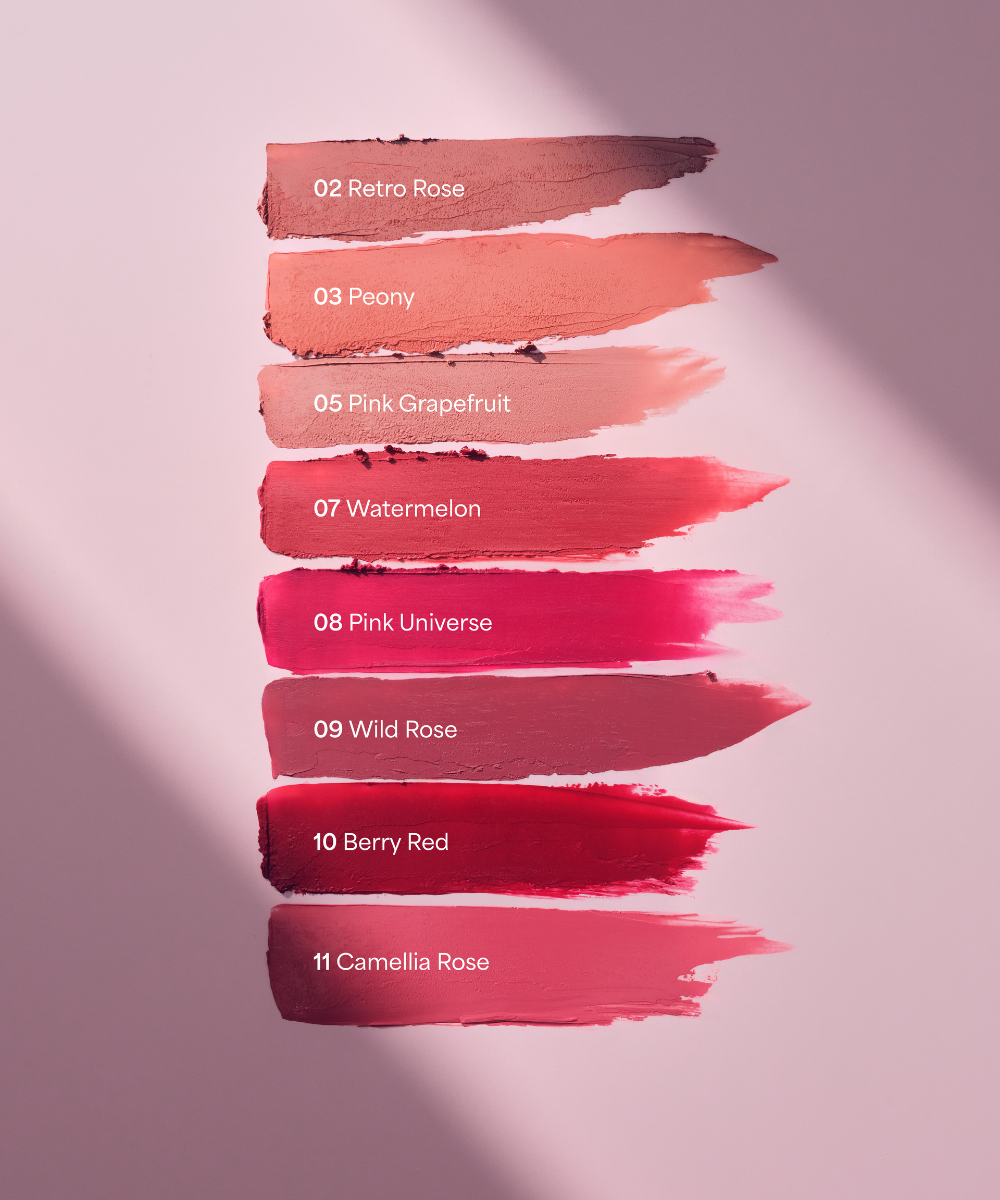 lavera Cream Glow Lipstick -Retro Rose 02- durante l'applicazione