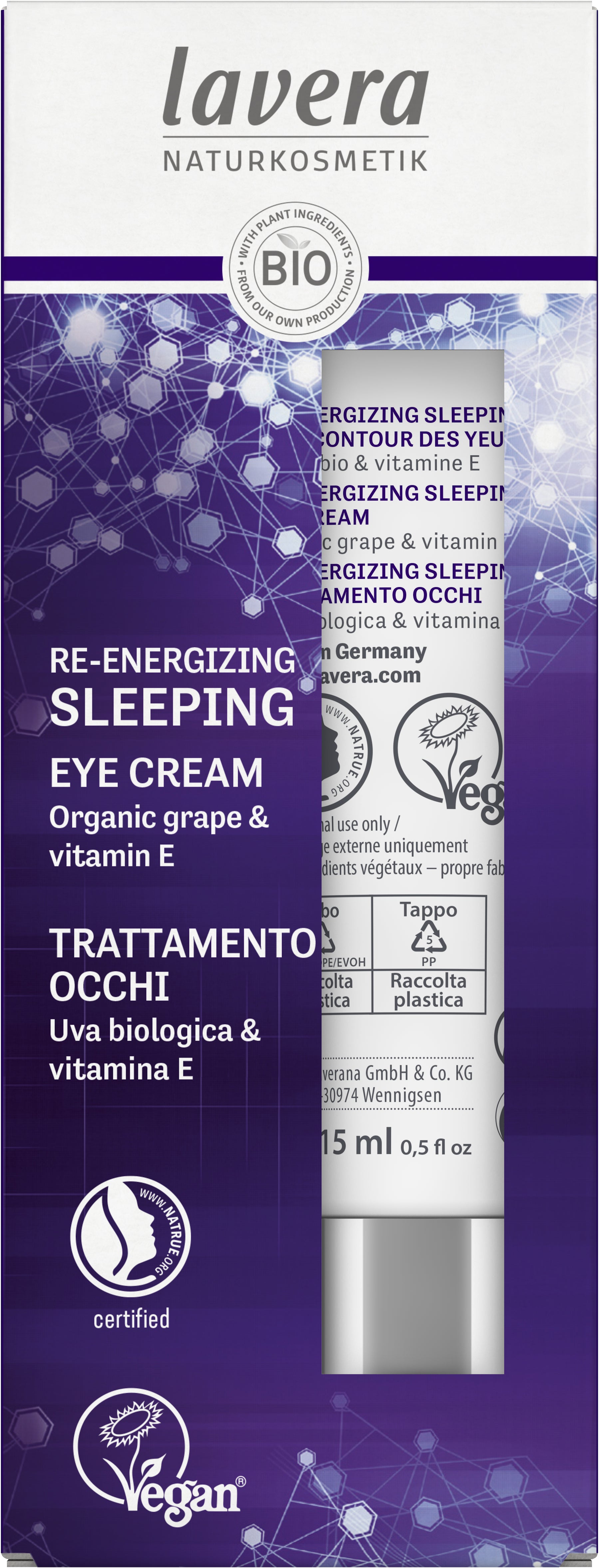 lavera Re-Energizing Sleeping Trattamento Occhi