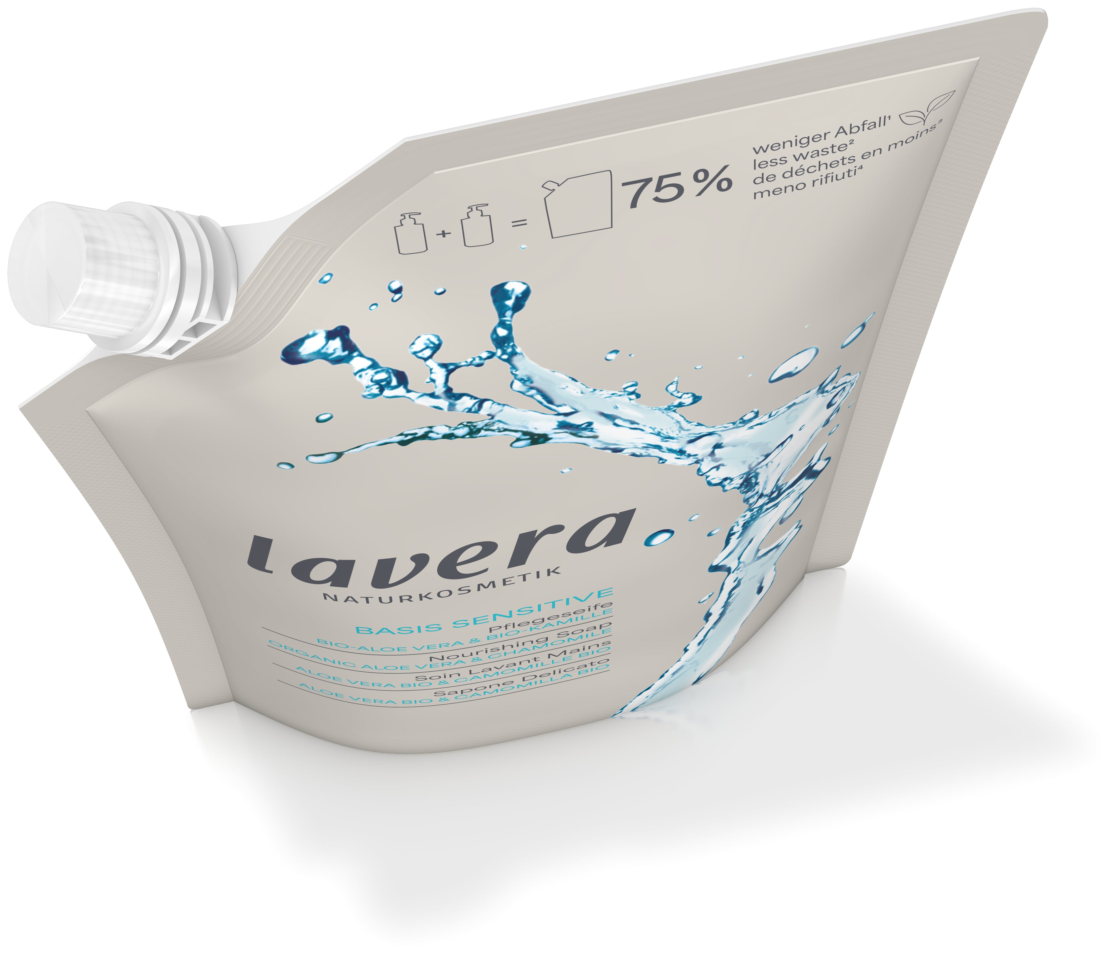 lavera Nachfüllbeutel Pflegeseife basis sensitive
