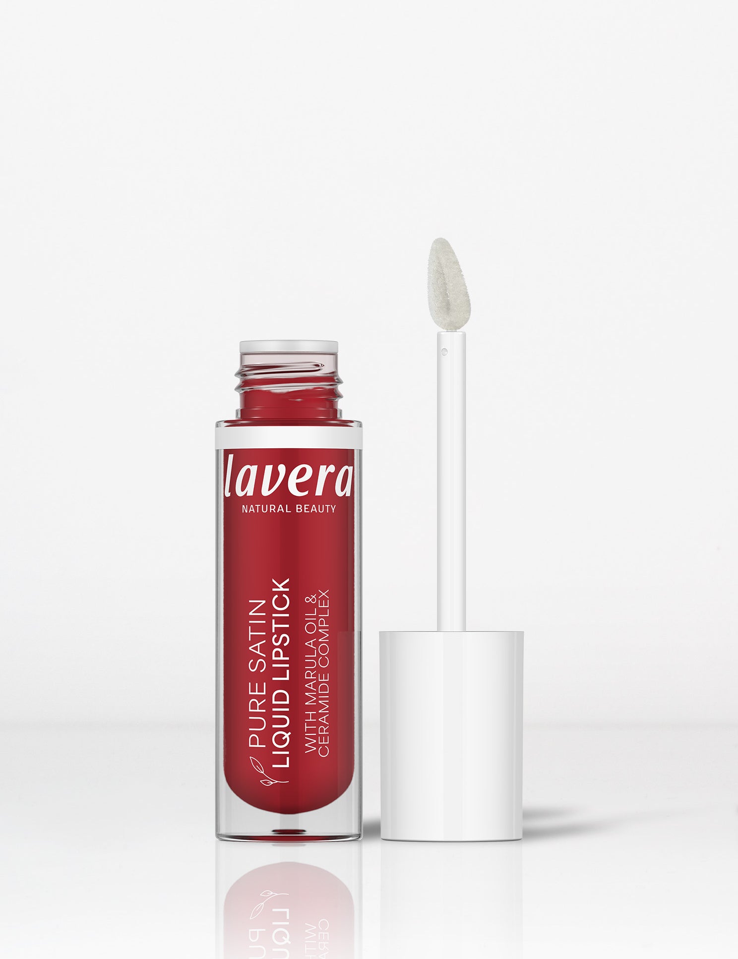 lavera Pure Satin Liquid Lipstick -Poppy Red 01-