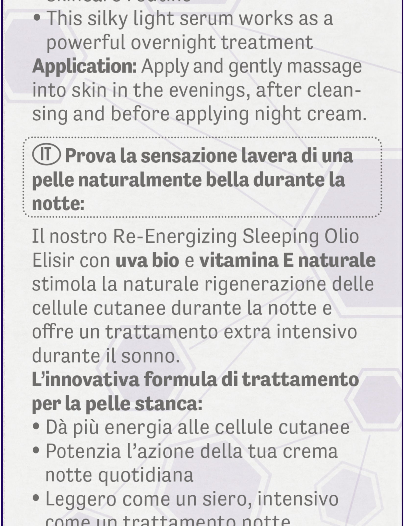 lavera Re-Energizing Sleeping Öl-Elixier