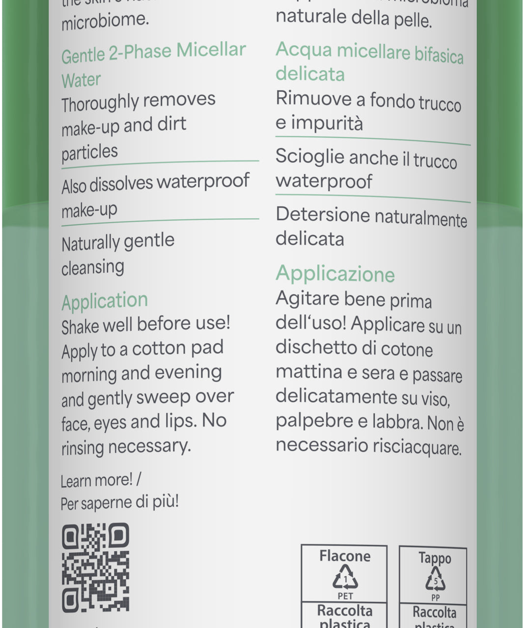lavera Barrier Balance Acqua micellare bifasica