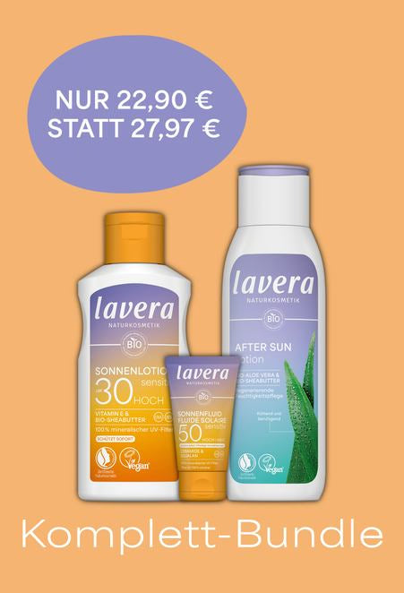 Komplett-Bundle mit drei Sonnenprodukten